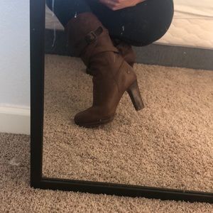 UGG Brown Leather Boots!